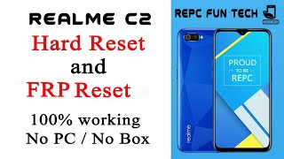 realme c2 hard reset | realme c2 frp bypass |realme c2 google account reset