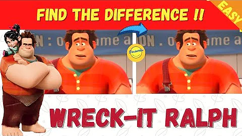 Spot the difference: Wreck-it ralph|Cartoon game.#disney#wreckitralph2#cartoongame