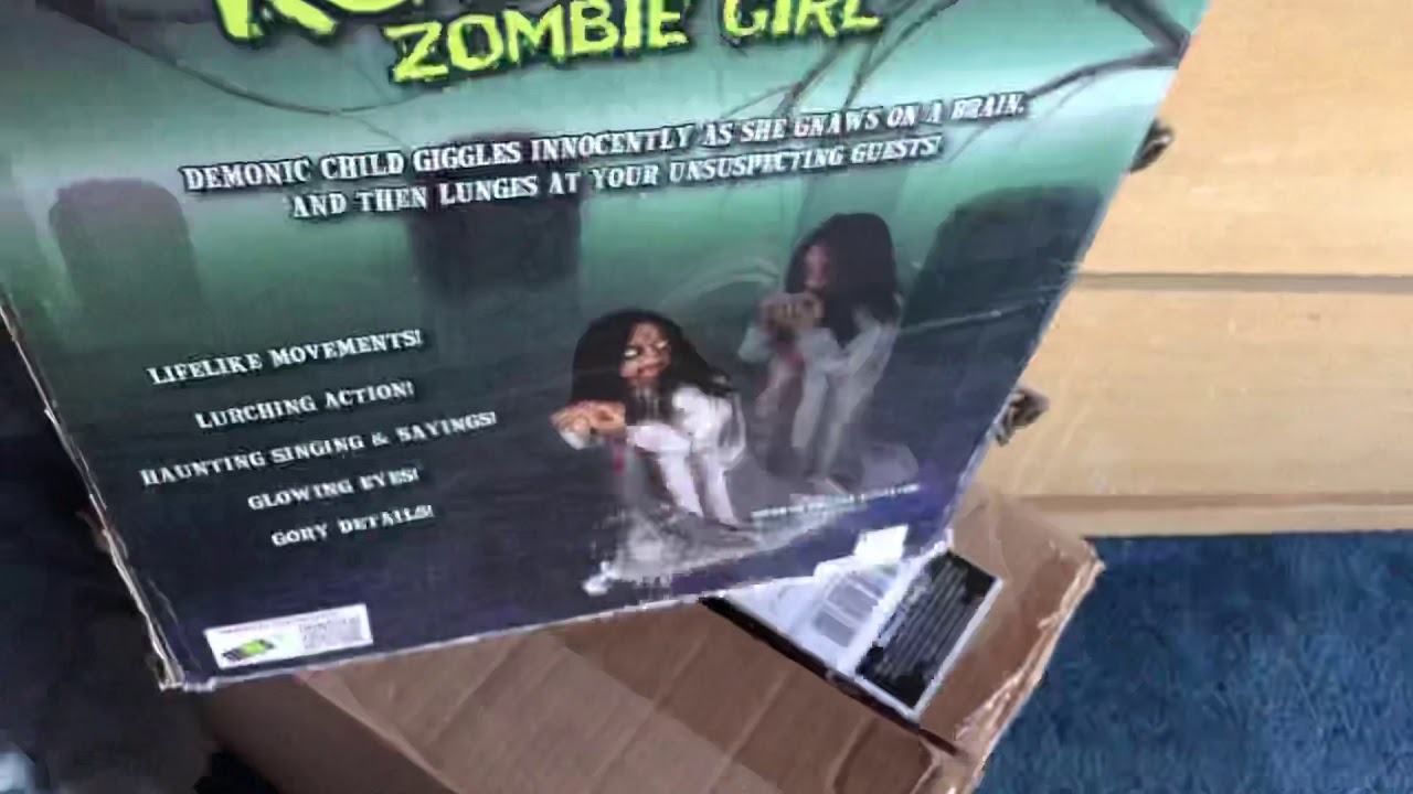 Rosemary Zombie Girl Spirit Halloween ***SOLD*** YouTube