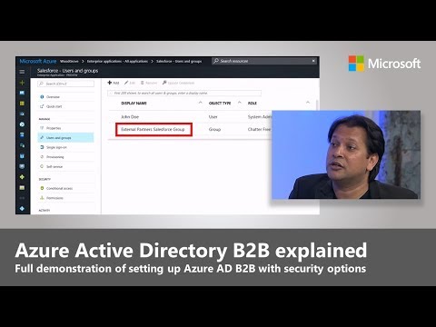 Azure Active Directory B2B Collaboration: simple, secure external sharing of your Apps and Services