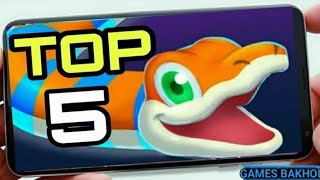 TOP 5 BEST SNAKE GAMES FOR ANDROID 2020 | Free Games screenshot 1