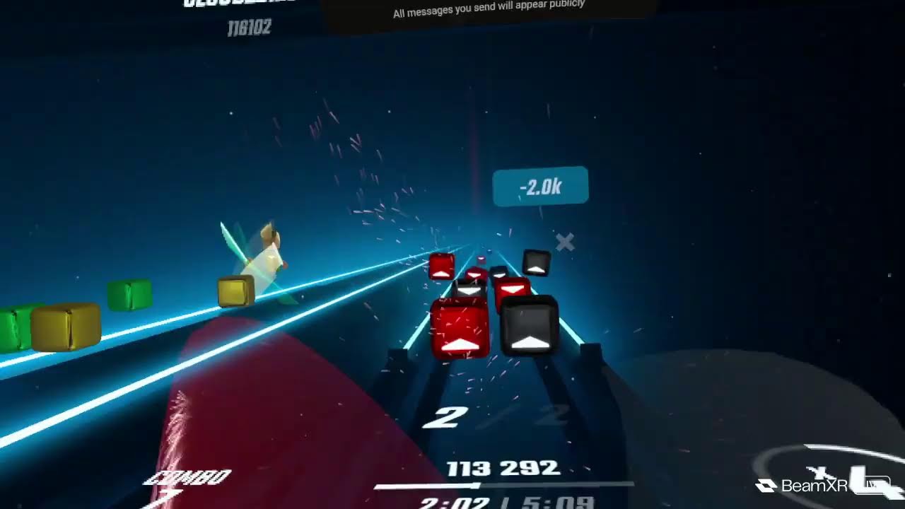 playing beat saber maybe other games