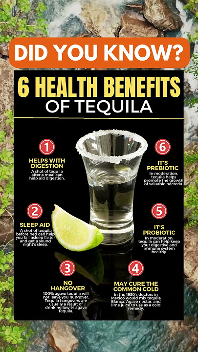 6 health benefits of tequila