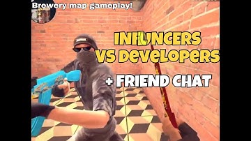 Critical Ops - Influencers VS Developers! Brewery Map Gameplay + Friend Chat!