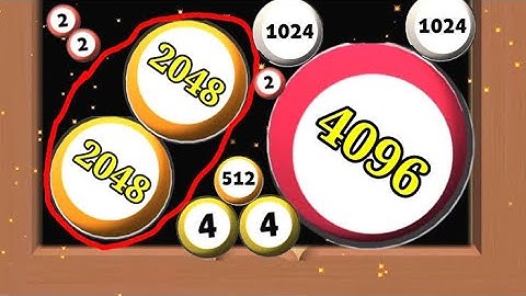 Surround and merge / 2048 merge ball 3d world record score ball size 4096 draw #surroundandmerge