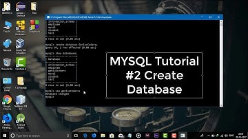 MYSQL Tutorial #2 Create Database