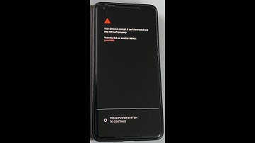 Pixel boot error | The device is corrupt.It can