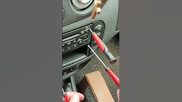How to remove Citroen & Peugeot car stereo