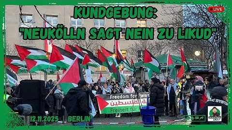 ❗Live❗ in Berlin | Kundgebung: "Neukölln sagt Nein zu Likud-Für Würde und Gleichheit" | 12.11.2025