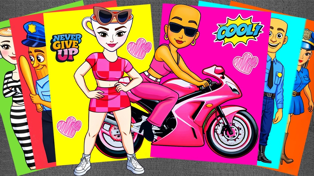 [🌸Paper DIY🌸] Super Star KPOP Idol TUNG TUNG TUNG SAHUR and BALLERINA CAPPUCCINA | BRAIROT Stickers