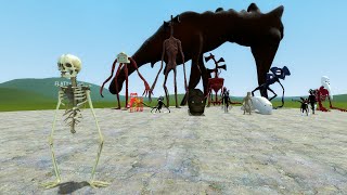 BONESWORTH VS TREVOR HENDERSON CREATURES!! Garry's Mod Sandbox