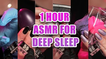 ASMR 1 Hour Deeply Relaxing Tapping, Scratching, and Tracing Sounds for Sleep No Talking