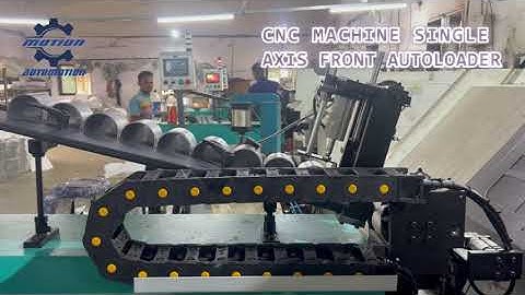 Single Axis CNC Machine with Front Autoloader | High-Speed Automation | Motion Automation - Rajkot.