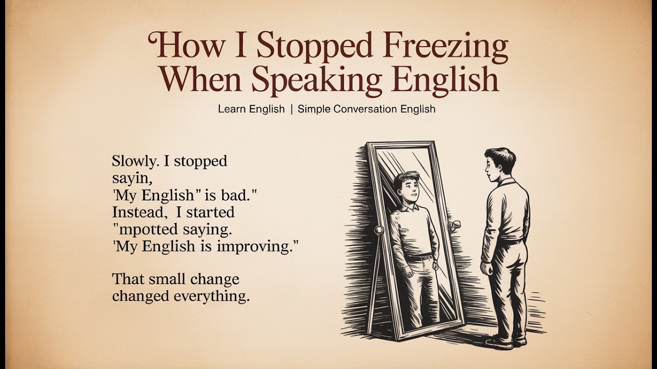 Learn English Story I Used to Freeze When Speaking English… Until I Did This