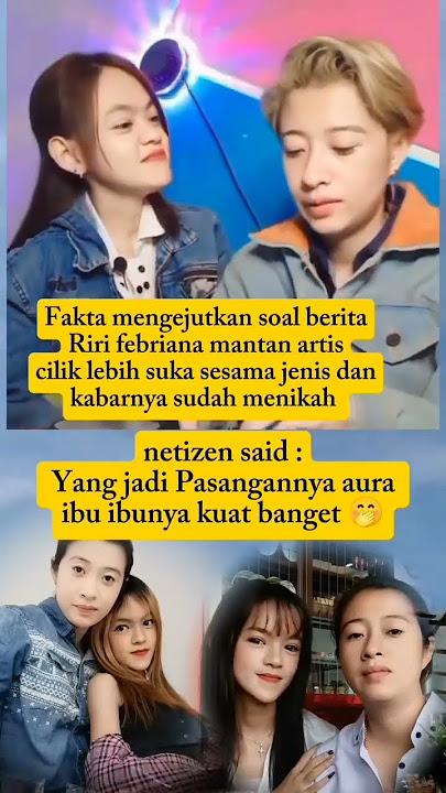 Riri Febriana mantan artis cilik menikah dengan sesama jenis #trending #viralvideo #fyp