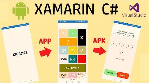 MATHS APP C# XAMARIN + DOWNLOAD + SOURCE CODE