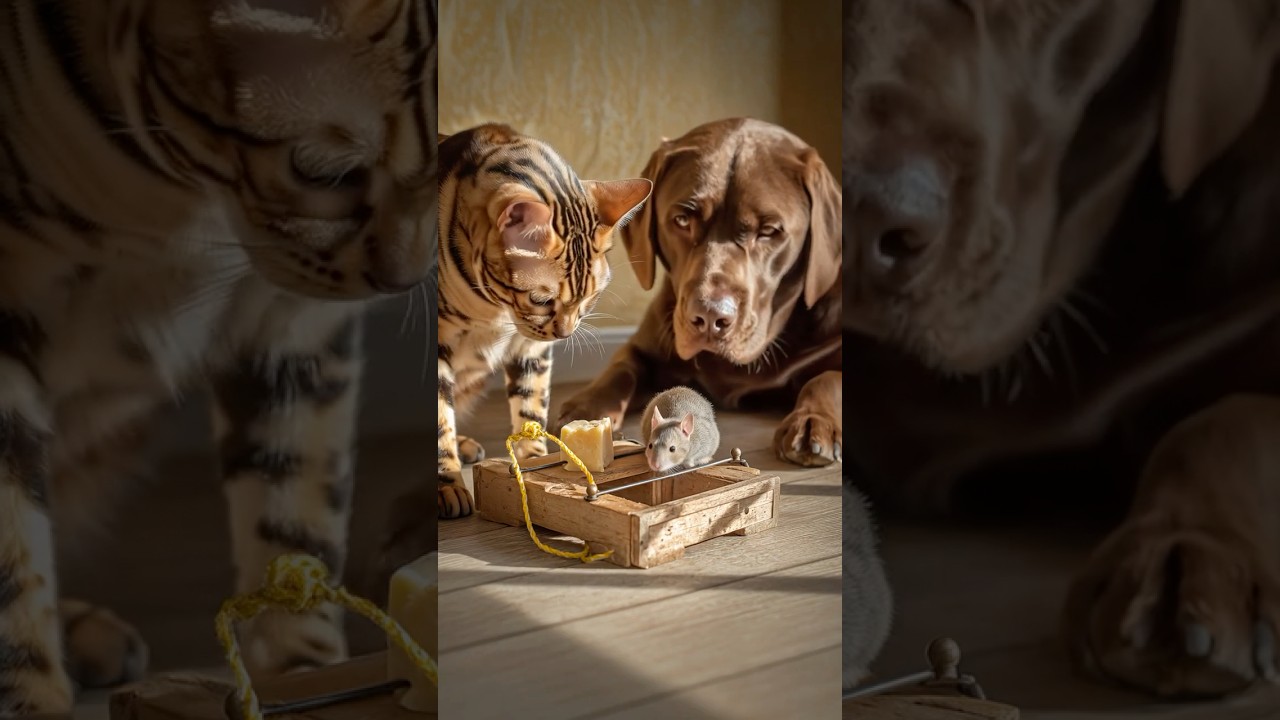 Plan failed, little dude...Game over!🤨 🐾🐭💥 