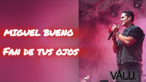 Fan de tus ojos - Miguel Bueno (Letra)