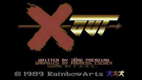 X-Out C64 intro + title music