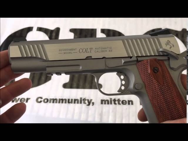 Colt 1911 RAIL GUN Review / Test Co2 6mm BB Airsoft / IWA 2016