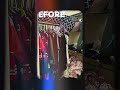 DIY Closet Restructure V2 #diyclosetmakeover  #homeorganization  #closetgoals  #declutteryourspace