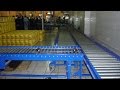 Motorized roller conveyor systems in warehouse  factory production line