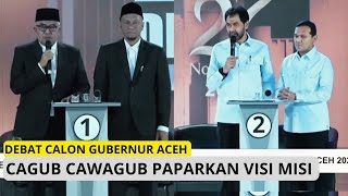 Download lagu Debat Calon Gubernur Aceh, Paslon Sampaikan Visi Misi