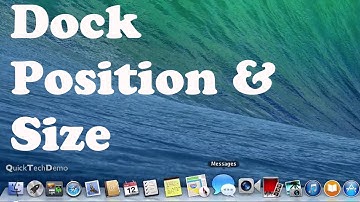 Change Dock Position & Size in Mac OS