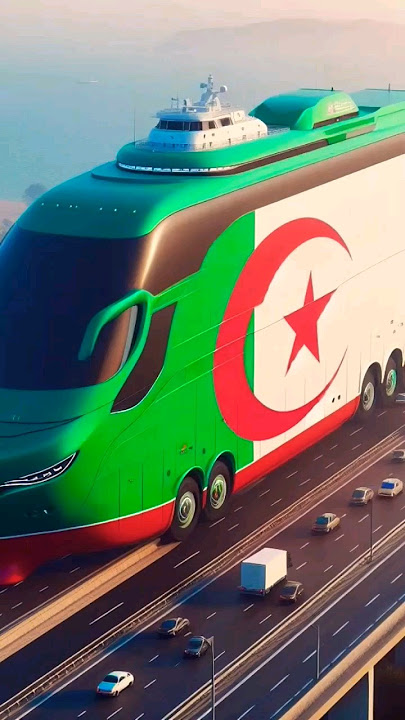 BUS RAKSASA EMPAT NEGARA #shorts #bus #palestina #israel #iran #aljazair