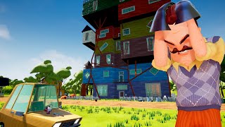 Шоу Привет Сосед!Суп Набор Какой-То!Игра Hello Neighbor Mod Kit Прохождение A Long Way Down!