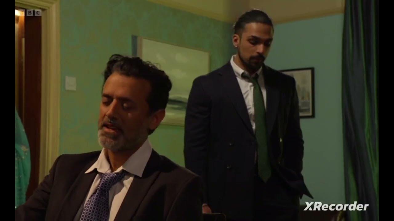 EastEnders Nish Panesar Punches Ravi Gulati (18th April 2023) YouTube