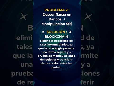 BANCOS Problema Que Soluciona BLOCKCHAIN 2#shorts #dinero #bitcoin #bancos #cbdc #blockchain #ias