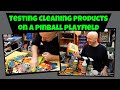 Pinballorama #4 - Testing various cleaning products on pinball playfields