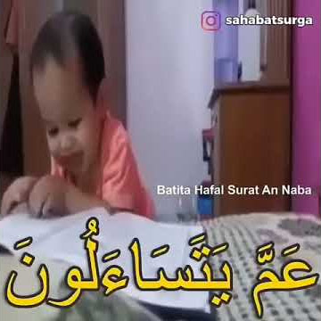 Balita lucu😋😘Baca QUR'AN'