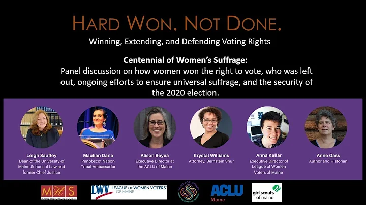 HARD WON. NOT DONE: Winning, Extending, and Defend...
