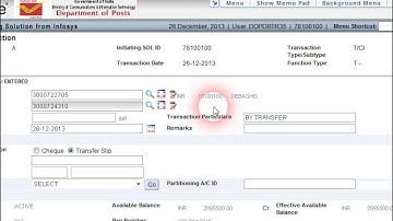 India Post Finacle Video - Fund Transfer.wmv