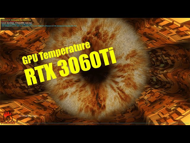 Furmark GPU Stress test ZOTAC RTX 3060Ti AMP White Edition LHR