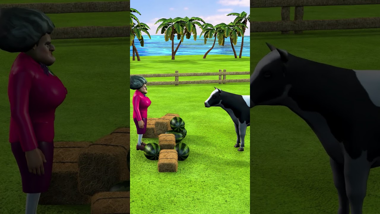 Scary Teacher and the Cow