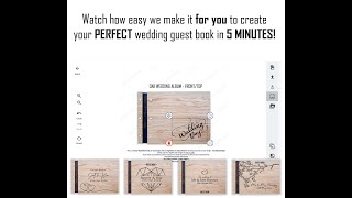 Design Your Perfect Wedding Guest Book In 5 Minutes