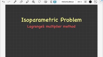 Isoparametric Problem (Part 1) # mgkvp bsc iii sem math # calculus of variations