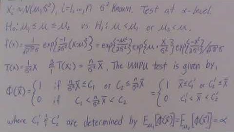 (Part 1/8) 2 Sided UMPU Composite vs Composite Test: Normal Mean