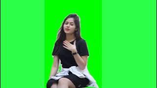 green screen video girl
