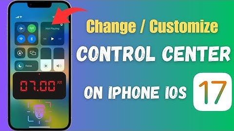 how to change control center in ios 17 | customize control center ios 17 | ios 17 control center |