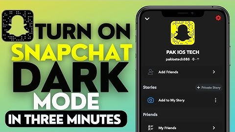 How to turn on snapchat dark mode android|How to get dark mode on snapchat android|iPhone|2022