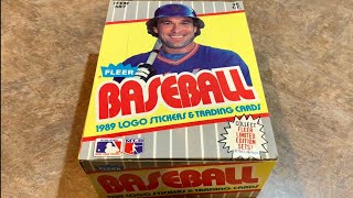 THE SEARCH FOR BILLY RIPKEN F@€# FACE ERROR CARD. 1989 FLEER BOX OPENING (Throwback Thursday)