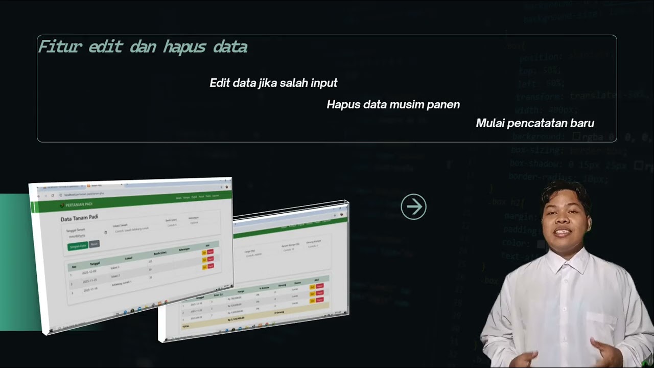 RANCANG BANGUN APLIKASI BERBASIS WEB SISTEM PERBANDINGAN PERTANIAN  PADI | MATAKULIAH PEMROG.WEB II