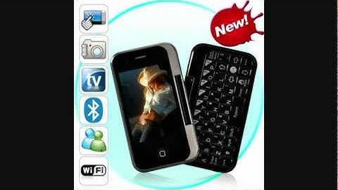 Gunslinger China Cell Phone with Keyboard and Swivel Touchscreen