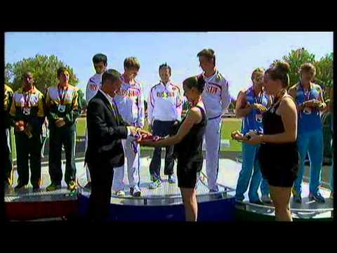 Athletics -  men's 4x100m T35-38 Medal Ceremony  - 2013 IPC Athletics World Championships, Lyon