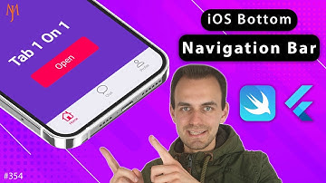 Flutter Tutorial - Create iOS Tab Bar & Bottom Navigation Bar | SwiftUI | Cupertino Tab Bar
