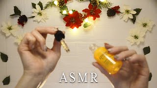 【ASMR ロールプレイ】🎄 Skincare Treatment  クリスマスのフェイスマッサージとまつ毛パーマ(Layered sounds)